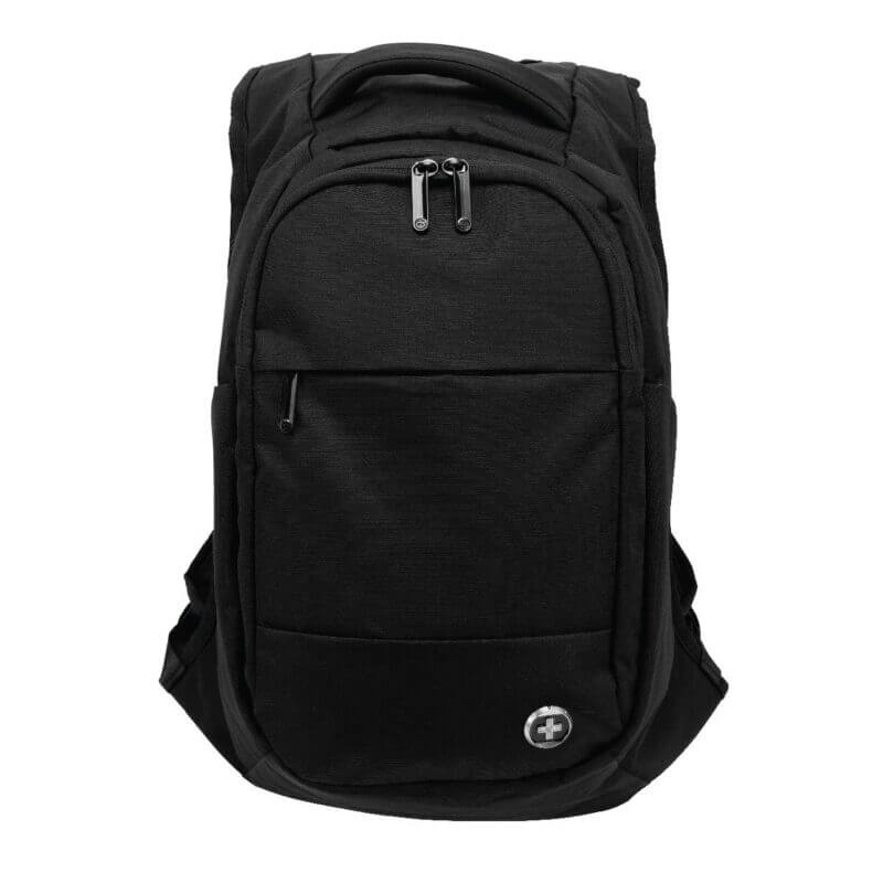 Swiss Digital Bolt Laptop Backpack in Black