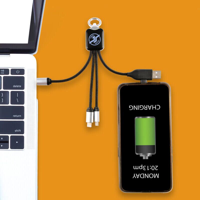 Kinetic Square Glow Cable in Use